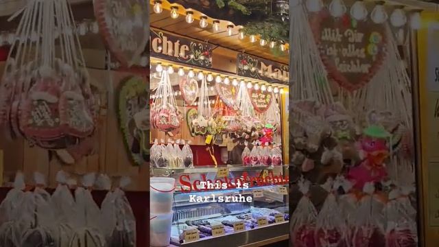 Christmas is coming to towns. Karlsruhe Weihnachtsmarkt, Marktplatz. #christmas #europe #travel