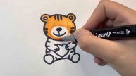 Как нарисовать тигра