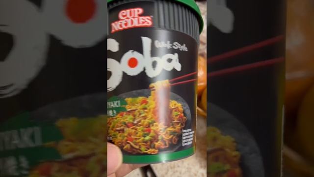 Teriyaki soba cup noodles #shorts