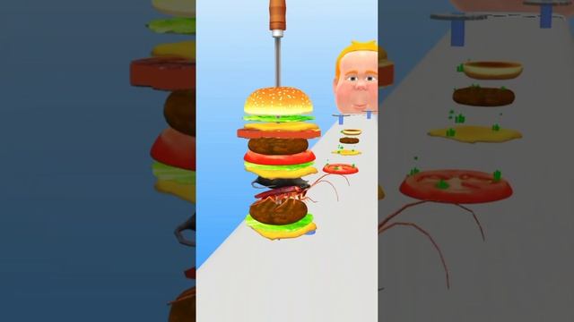 burger run level 45 #shorts #gaming #animação #kushgamerz