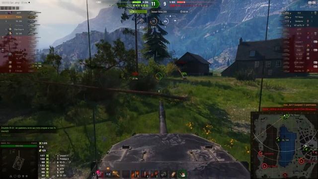 Мир танков. WOT. Бой на БАБАХЕ. Взял 7 фрагов и 11К урона