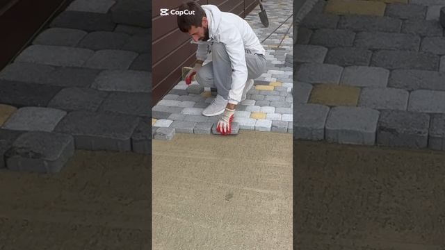 Укладка тротуарной плитки