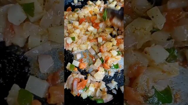 Instant breakfast 🥚😋 #youtubeshorts #shorts #ytshorts #satisfying #breakfast #potato #egg #healthy