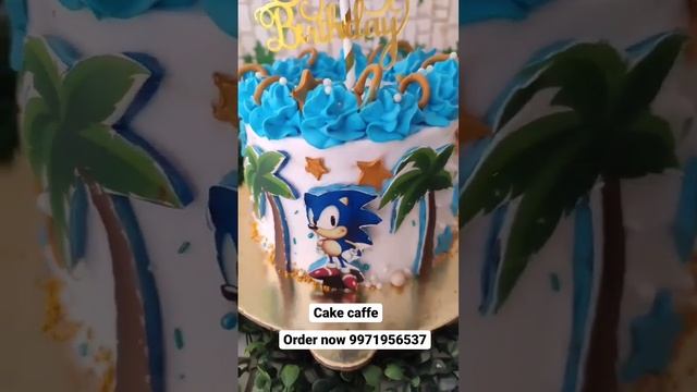 sonic theme cake order now 9971956537.#cake #instagram #indirapuram #online #shorts