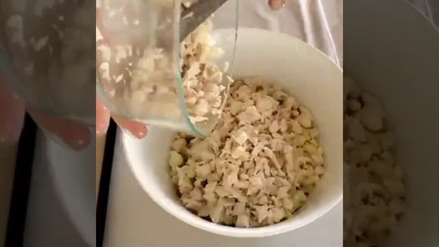 Салат ко Дню Влюбленных.  Салат Валентина.