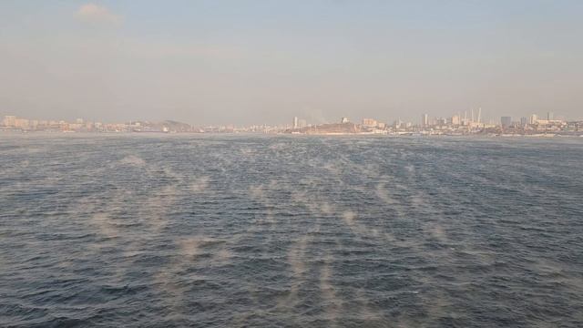 Порт Владивосток. Зимнее утро.