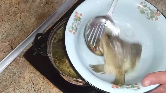 УХА ИЗ ГОЛОВ КАРПА ПОЛУЧАЕТСЯ ОЧЕНЬ НАВАРИСТОЙ, СЫТНОЙ И ВКУСНОЙ. ДОМАШНЯ УХА ИЗ КАРПА С ПШЕНОМ.