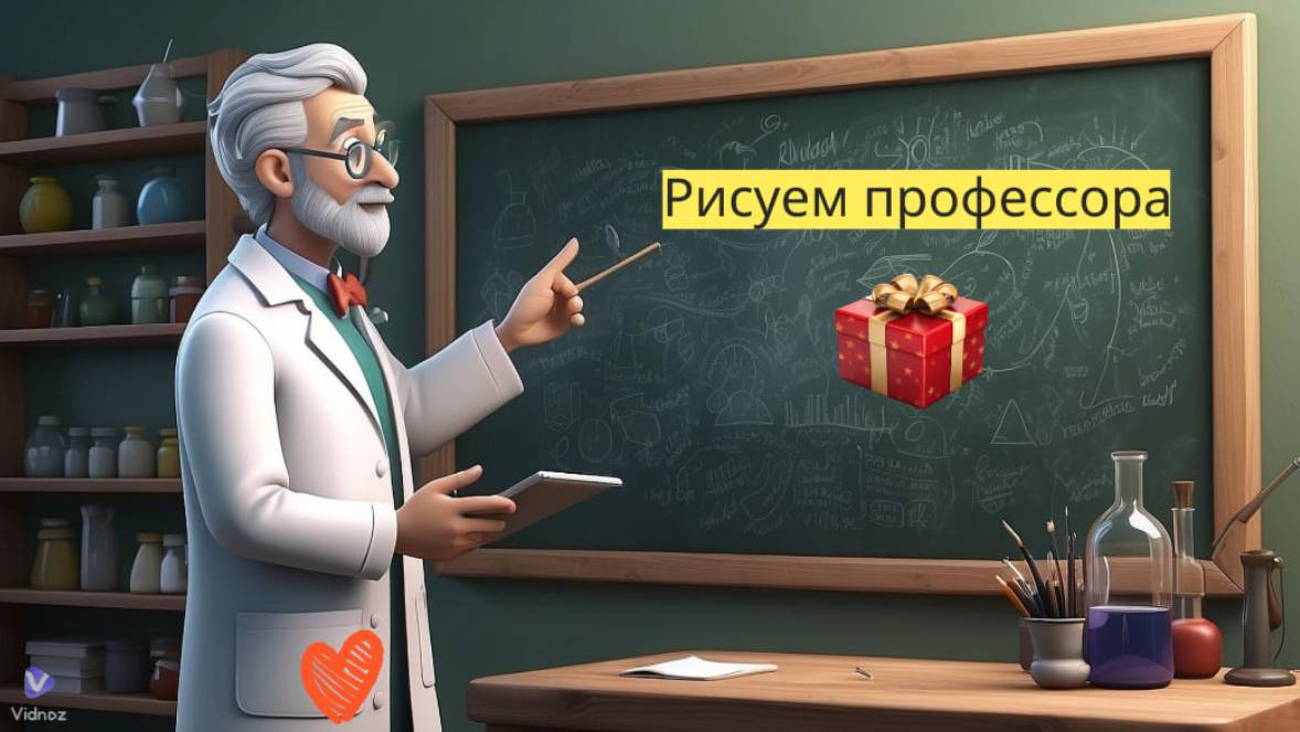 Маленькие художники: Рисуем профессора - Детский образовательный мультфильм