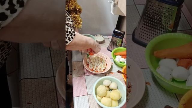 СЕЛЁДКА ПОД ШУБОЙ!! #селедка#свекла#овощной салат # очень вкусно#