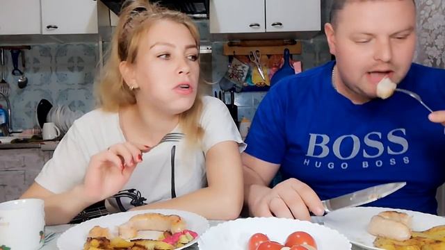 Мукбанг с мужем// болталка.