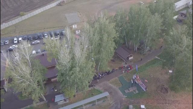 Стрелковый клуб "Магнум" с высоты птичьего полёта. Барнаул (Алтайский край)
