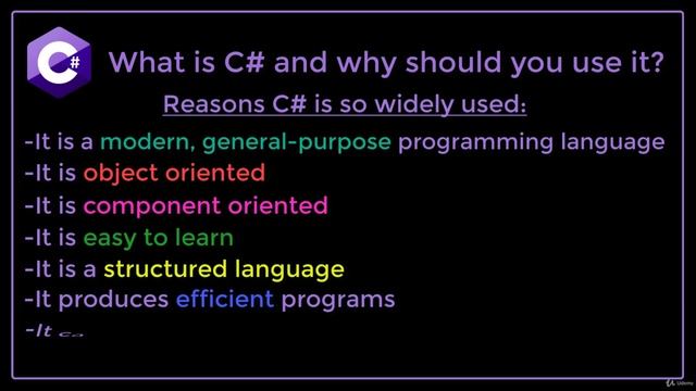 5. What is C# and why should you use it