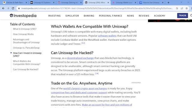 uniswap and pancake swap#trading #uniswap #tech