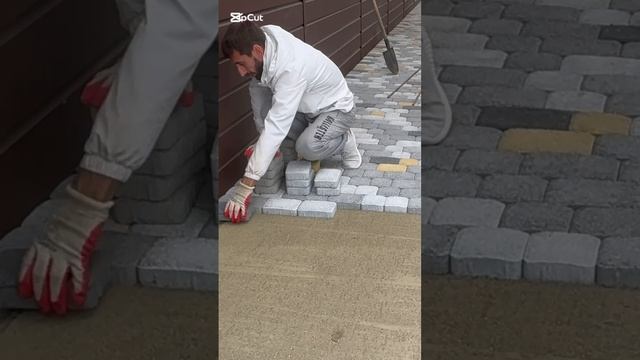 Укладка тротуарной плитки