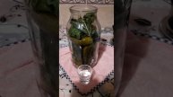 Квашені хрумкі огірки з горілкою.