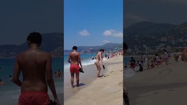🇹🇷 Alanya Cleopatra Beach _ Best Beach in Antalya(720P_60FPS)