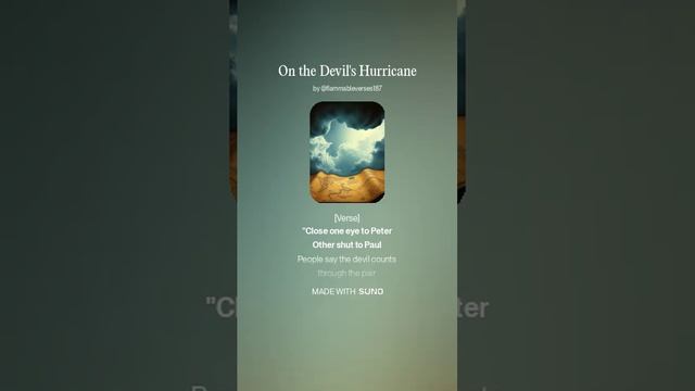 On the Devil's Hurricane