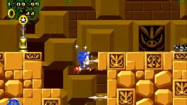 Sonic Classic Heroes лабиринт (sonic 1)