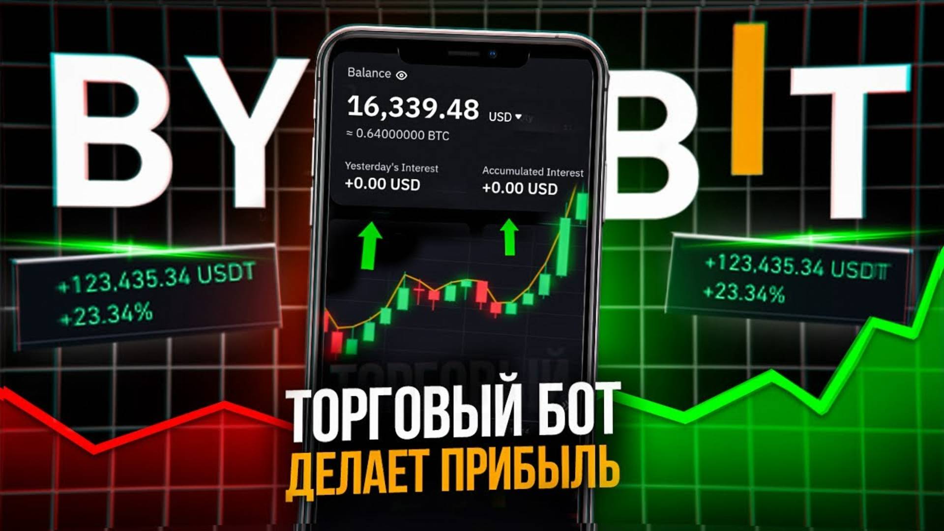 Торговый бот для торговли на бирже Bybit | Пассивный доход на Байбит | Пошаговая инструкция новичка