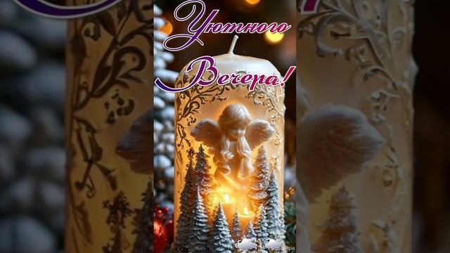 Душевного вечера💙 Уюта,тепла,добра и хорошего настроения💜♥️