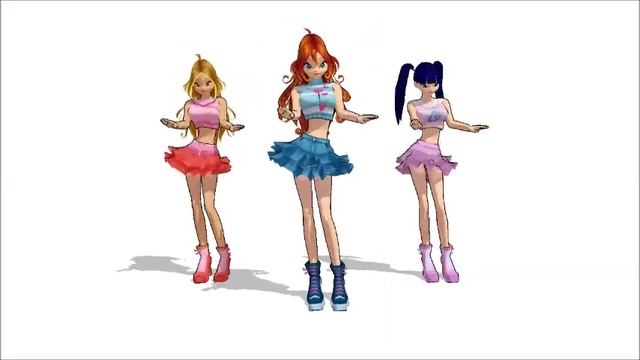 MMD: Winx Club - Ketchup Song