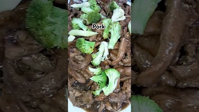 Pork with Broccoli #highlights #pork #cooking #shortvideo