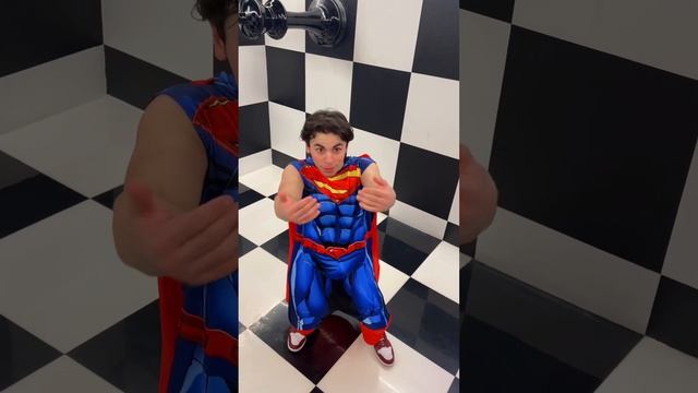 Spiderman and superman funny video #tiktok #funny