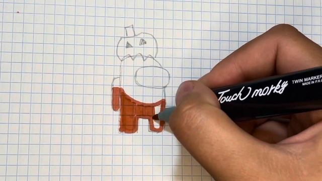 Как нарисовать Амонг ас