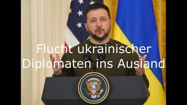 Flucht ukrainischer Diplomaten ins Ausland