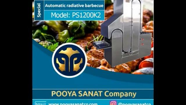 Automatic commercial kebab machine