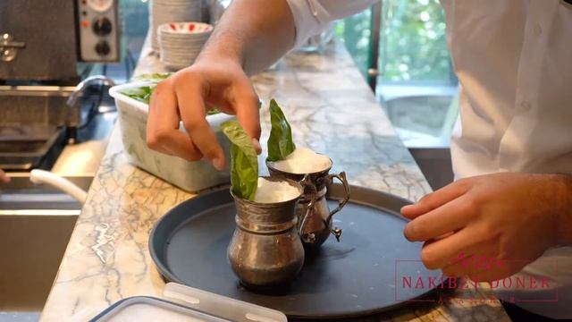Fesleğenli Yayık Ayran Lezzeti NakiBey Döner'de
