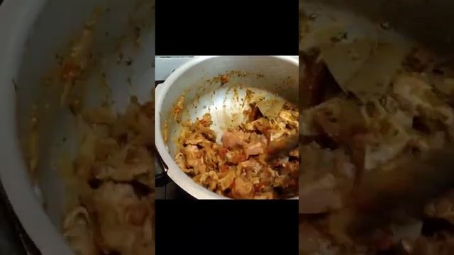 Basmati Rice chicken dum biryani detail recipe link in first comment #shorts