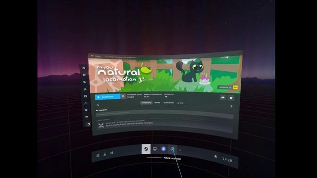 Инструкция по настройке Natural locomotion для игры в VR на велотренажере