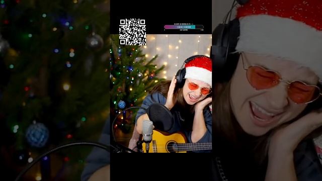 ❄️Christmas LiveStream on ukulele!  SHORTS #shorts #музыкальныйстрим #гитара #укулеле