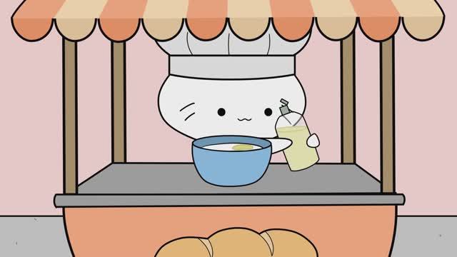 Кот Кошик - Кошачья пекарня - ASMR анимация