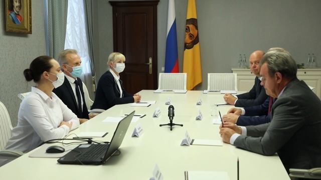 Встреча собственника фабрики «SV-Мебель» с губернатором Пензенской области.