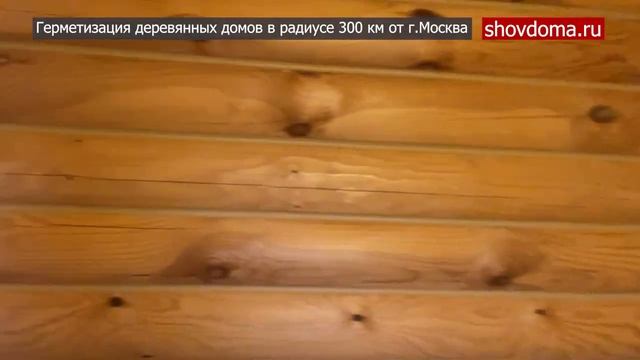 Тёплый шов  / Диаметр бревна 20см / Герметизация деревянного дома / Герметик Remmers Oregon