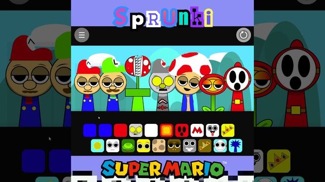 Sprunki But Its Mario [Part 1️⃣] {ALL CHARACTERS | NORMAL} 🍄☁️ #funny #memes #sprunki #meme #mario