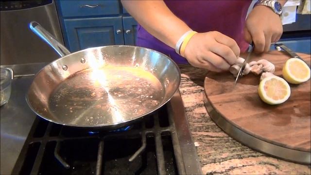 Johnny Mo The Musical Chef Prepares Red Snapper in a Tarragon Cream Sauce