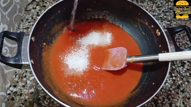 Ketchup Recipe || Chilli Garlic Tomato Ketchup || Chilli Garlic Sauce Recipe