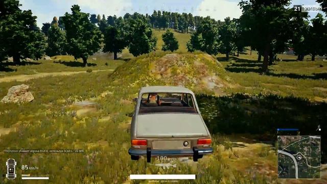 PLAYERUNKNOWN'S BATTLEGROUNDS: Одно убийство | Снято с помощью GeForce GTX