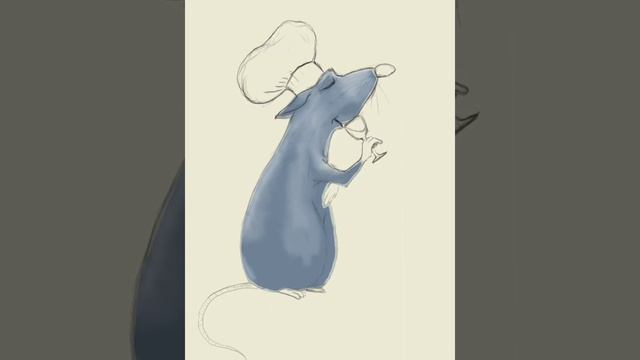 ratatouille simple drawing