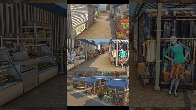 Новая постройка на Boosty Россия в Sims 4 русский рынок #ts4 #sims4build