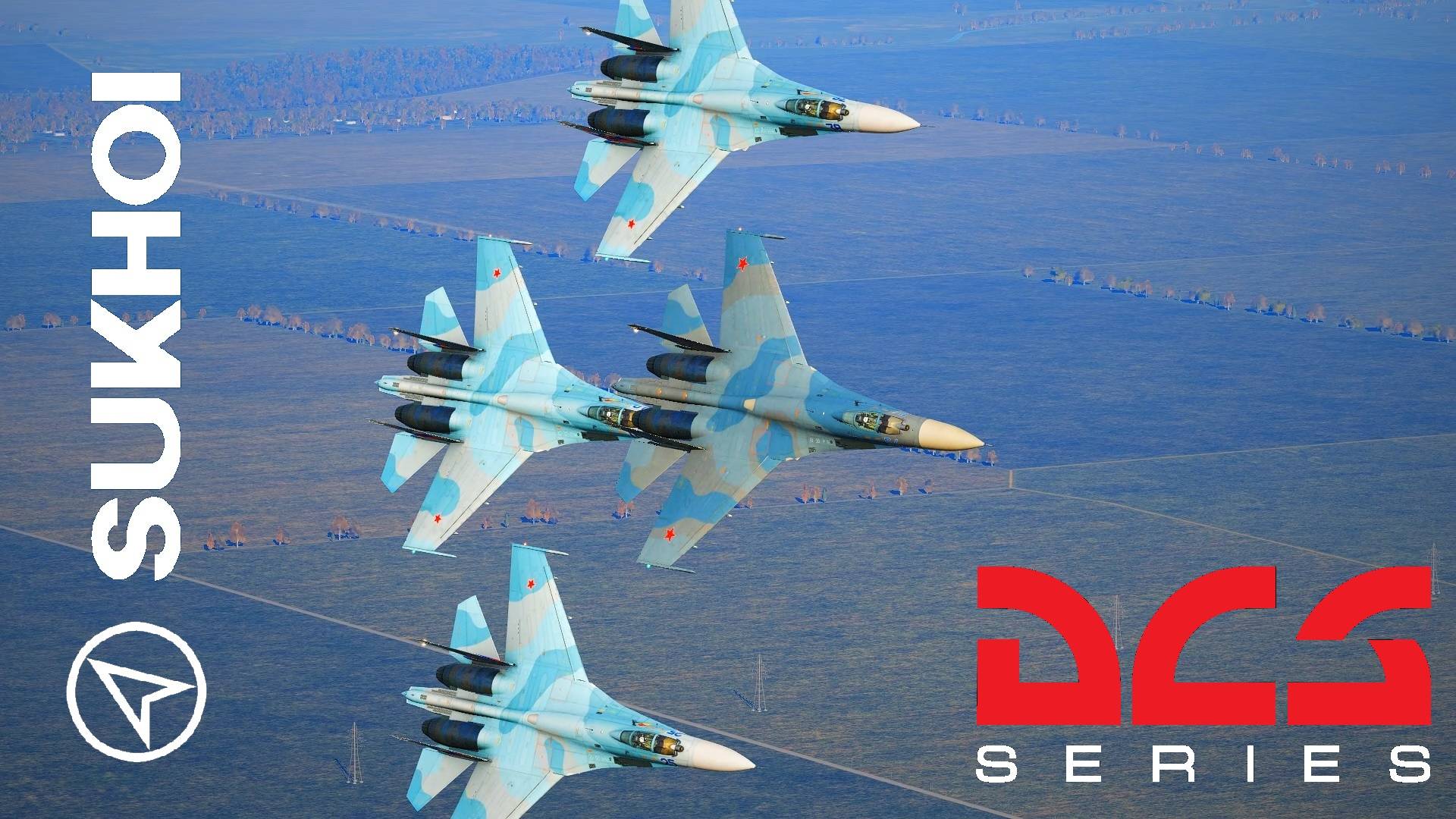 DCSWorld. Пилотаж на Су27. Aerobatics on Su 27.