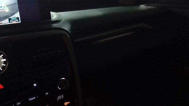 Работа подсветки в торпедо на Lexus RX 4G