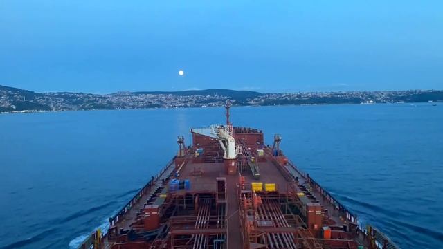 Transit of Bosphorus Strait (Turkey, Istanbul) / Прохождение Пролива Босфор (Турция, Стамбул)