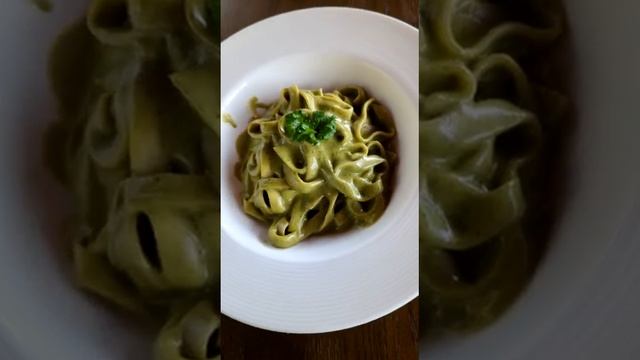 tagliatelle al pesto#shorts