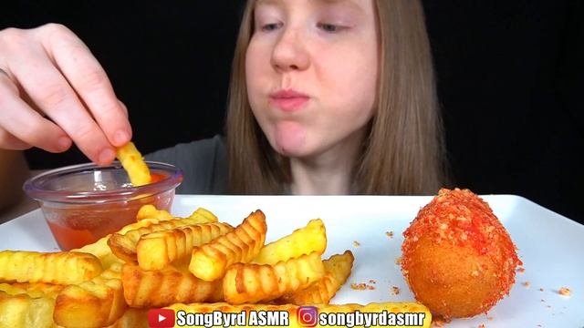 ASMR HOT CHEETOS CORN DOGS MUKBANG (No Talking) EATING SOUNDS