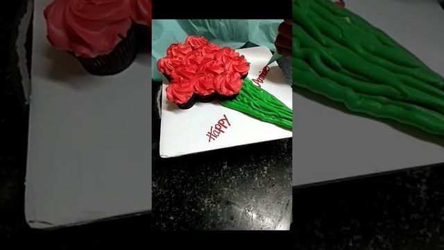 Cup Cake Bouquet Cake Design SR Cake Design #Short #Shorts  #youtube