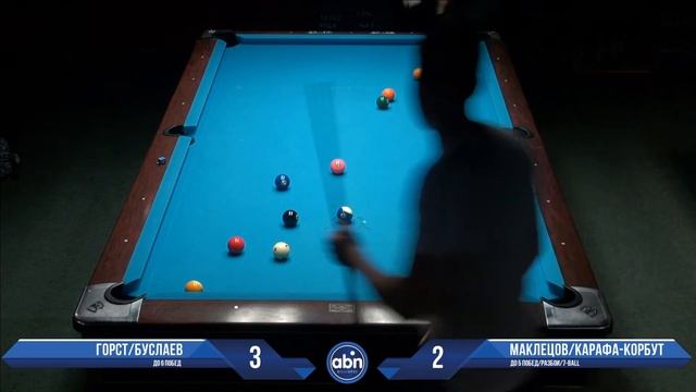 V этап ABN Tour 2016. 10-ball Scotch Doubles Moscow. Горст/Буслаев - Карафа-Корбут/Маклецов